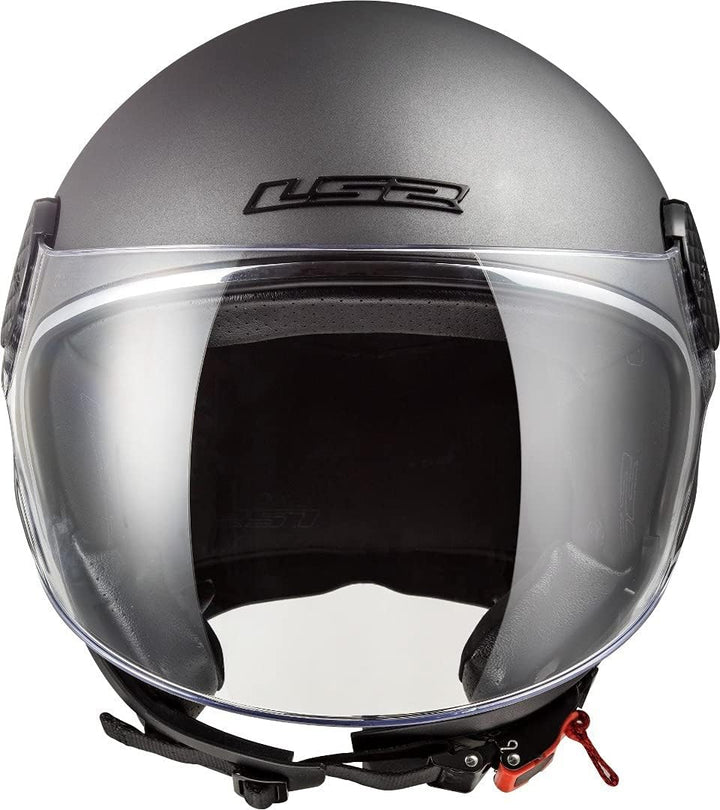 LS2 Jethelm LS2 Sphere Lux Nardo grau | Klares Visier | | Microlock-Verschluss | Polycarbonat | geei