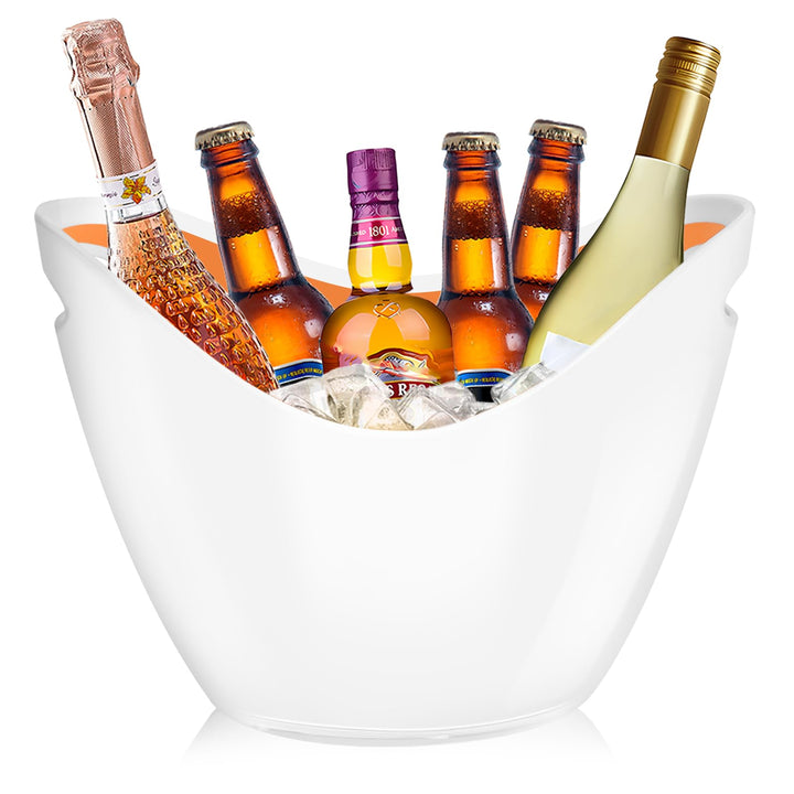 8L Eiseimer Champagner Eimer,Eis Eimer,Weinkühler Sektkühler,grosse Eiskübel, Küchenobst und Gemüse