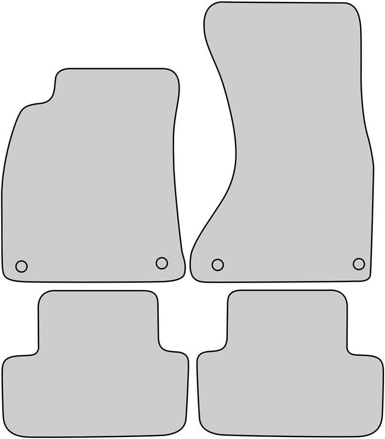 tuning-art X003-FBA Fussmatten Edition-Line für Audi A4 B8 8K Avant Limo 2008-2015