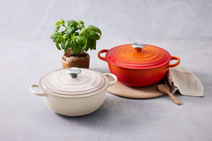 Le Creuset La Marmite aus Gusseisen, 24cm, Ofenrot, 21114240900430 Ofenrot 24 cm, Ofenrot 24 cm