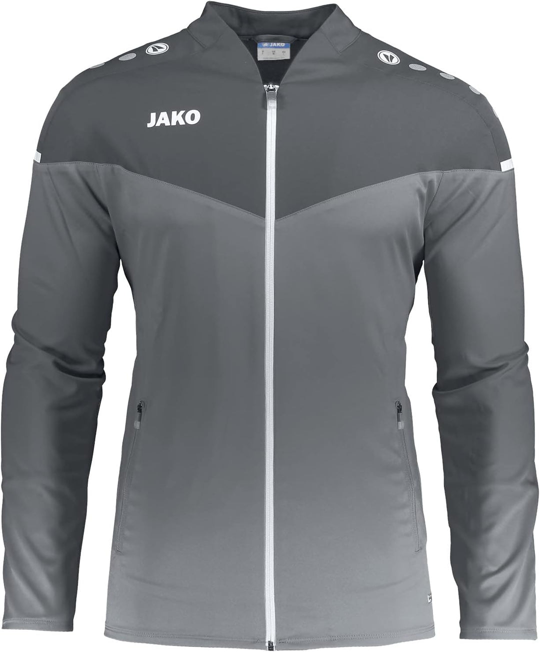 JAKO Damen Champ 2.0 Präsentationsjacke 38 steingrau/anthra light, 38 steingrau/anthra light