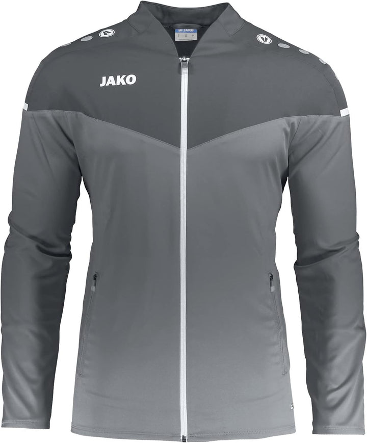 JAKO Damen Champ 2.0 Präsentationsjacke 38 steingrau/anthra light, 38 steingrau/anthra light