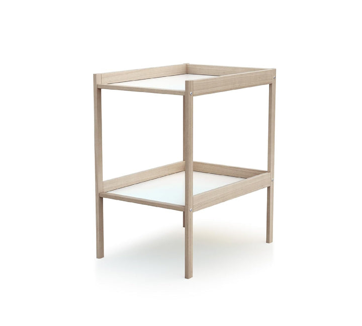 WEBABY - Wickeltisch 1 Regal Buche roh | 74 x 54 x 88 cm | Für 50x70 cm Matratze NICHT INBEGRIFFEN