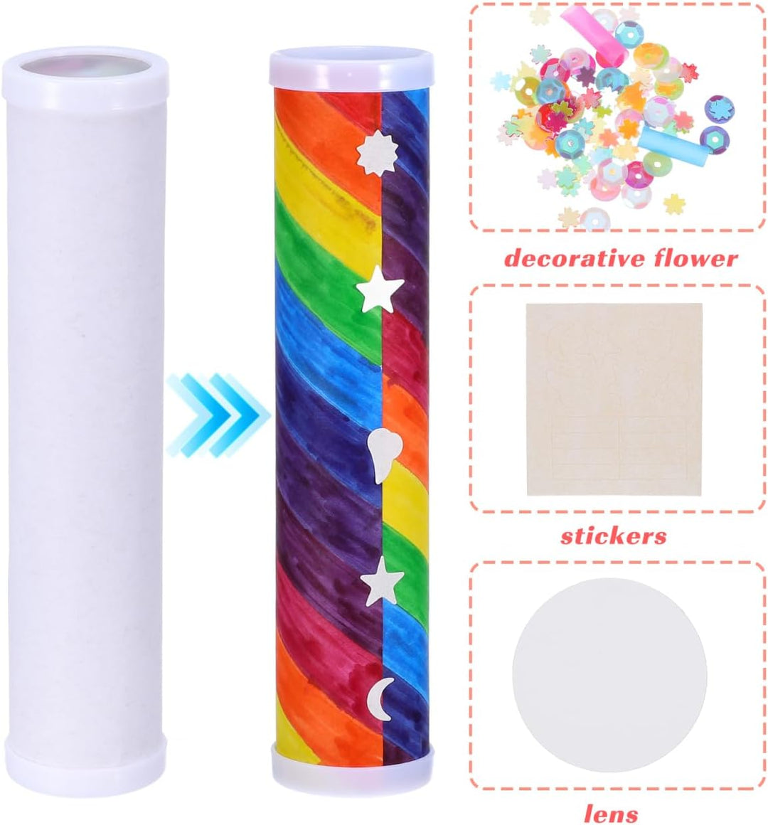 IMIKEYA 15 Stck. DIY Kaleidoskop Bastelset aus Sicherem Material Handgemacht Feinmotorik Kreativität