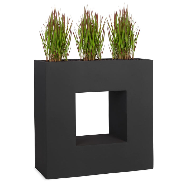 Pflanzwerk® Pflanzkübel Vista Anthrazit 66x66x28cm *Frostbeständig* *UV-Schutz* *Qualitätsware* VIST