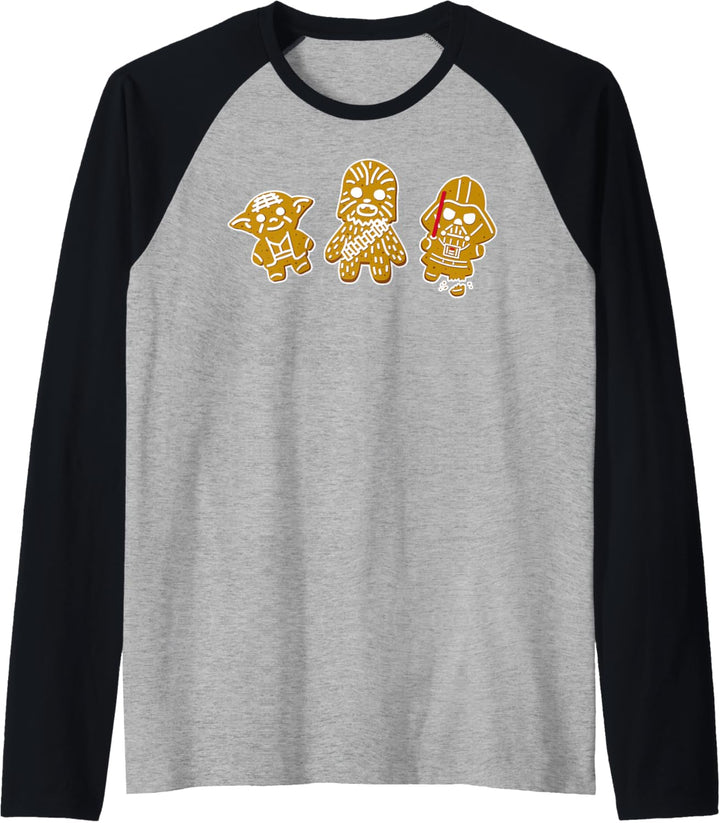 Star Wars Character Gingerbread Portrait Raglan