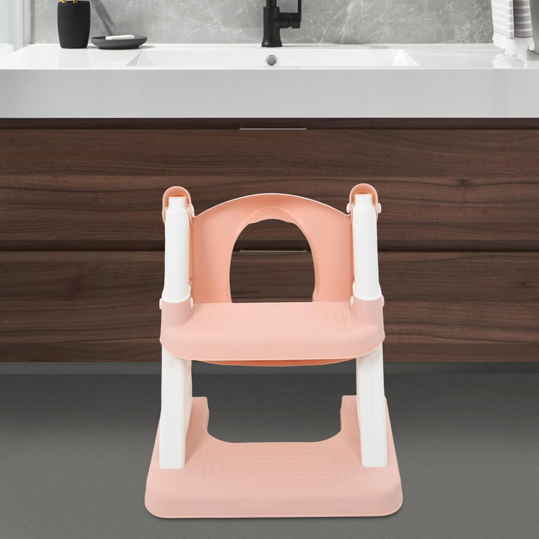 Toilettenleiter für Kinder 2-In-1 Toilettensitz Kinder mit Treppe Kindertoilettensitz mit Treppe 37