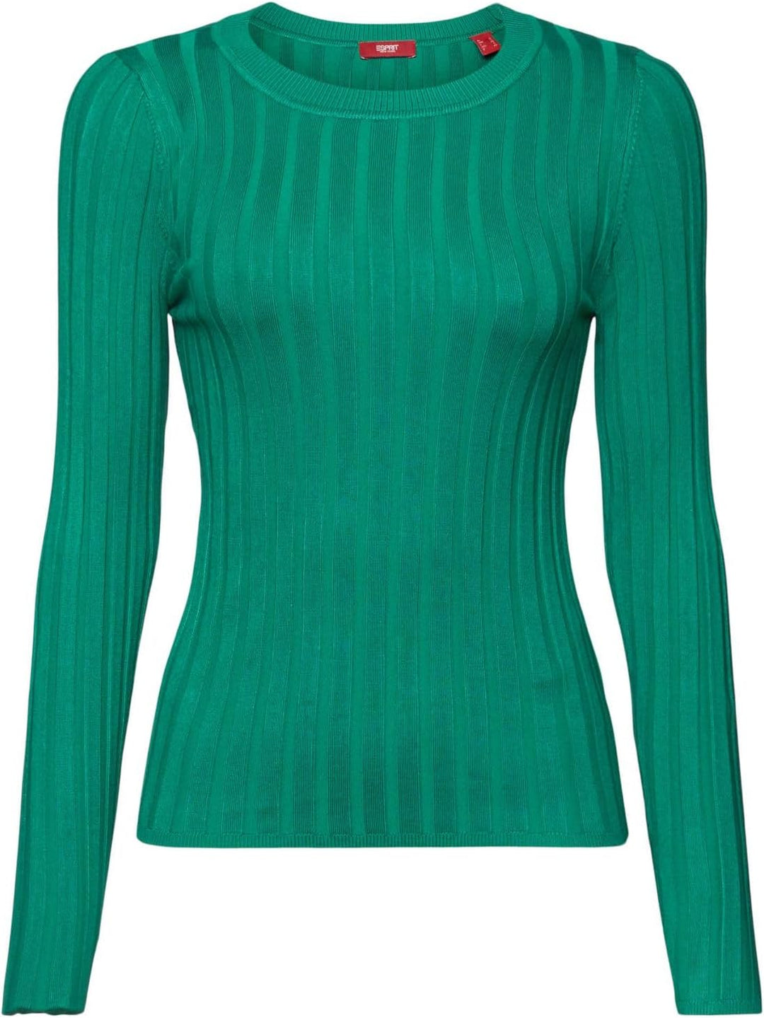 ESPRIT Sweatshirt aus Rippstrick XS Dark Green, XS Dark Green