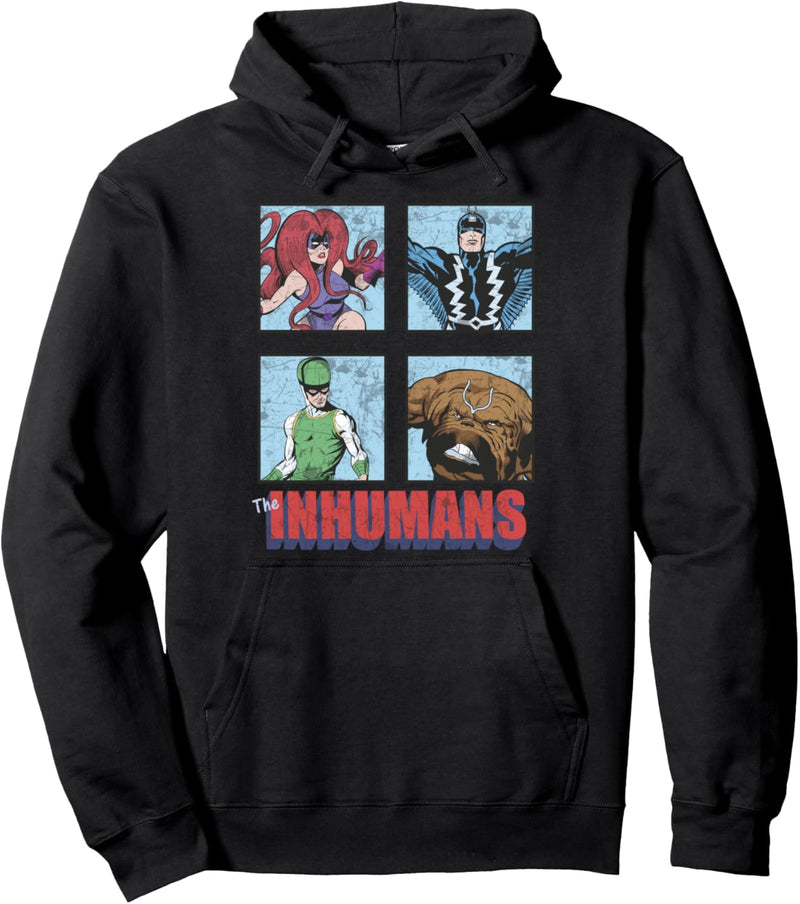 Marvel The Inhumans Comic Panels Pullover Hoodie