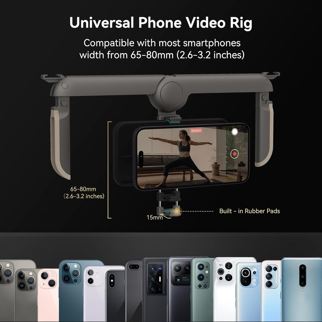 SMALLRIG P20 Foldable Universal Phone Cage, Smartphone Video Rig, Filmproduktion, Vlogging, für Vide