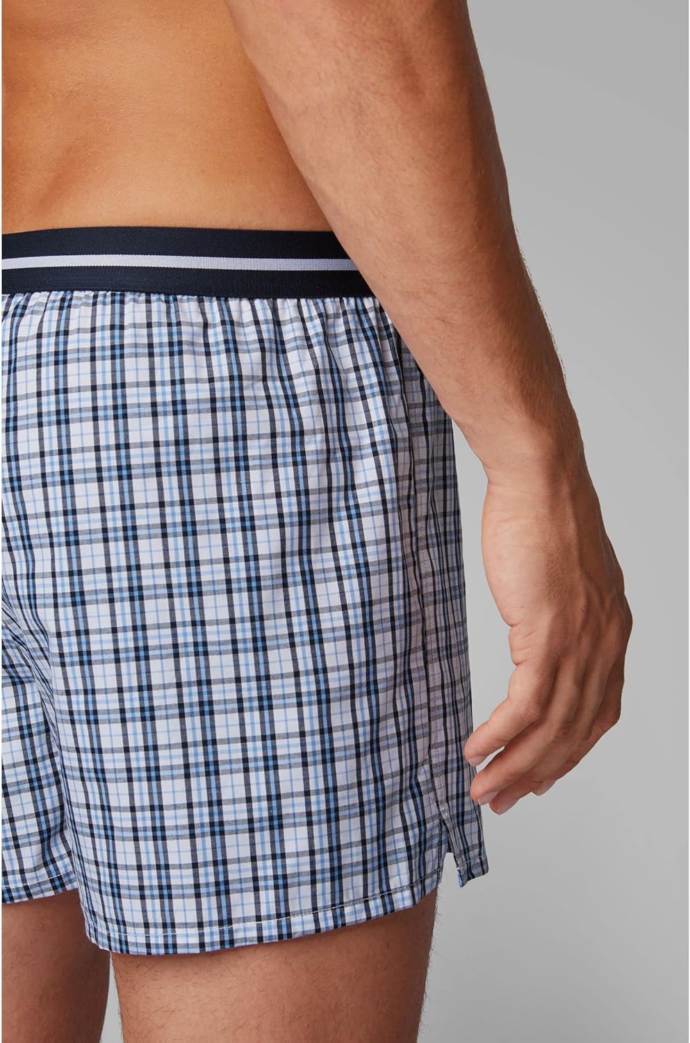 BOSS Herren Boxershorts, 2er Pack M Dark Blue405, M Dark Blue405