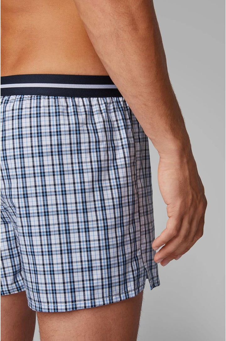 BOSS Herren Boxershorts, 2er Pack M Dark Blue405, M Dark Blue405