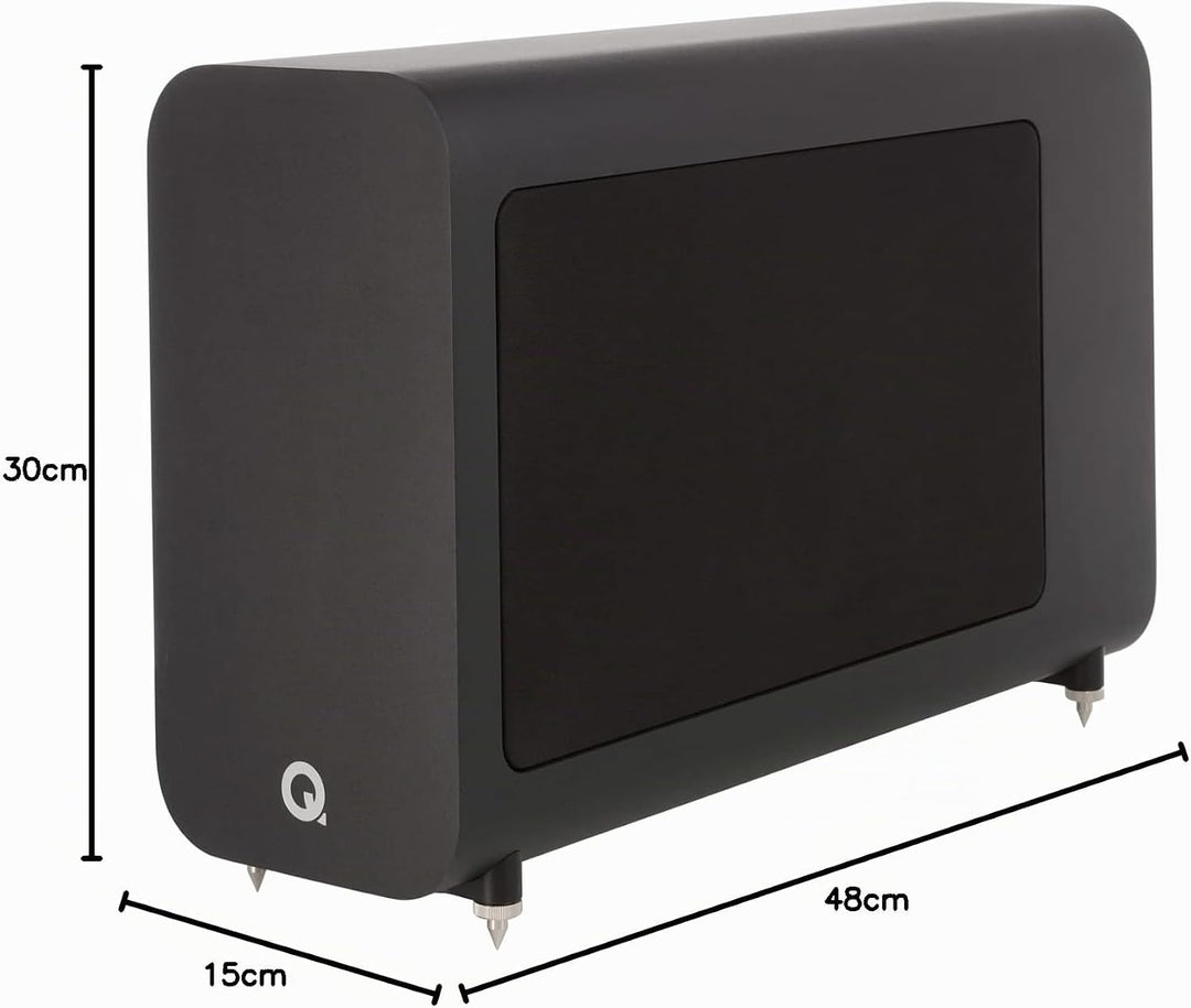 Q Acoustics Aktiver Subwoofer 3060S Schwarz, Schwarz