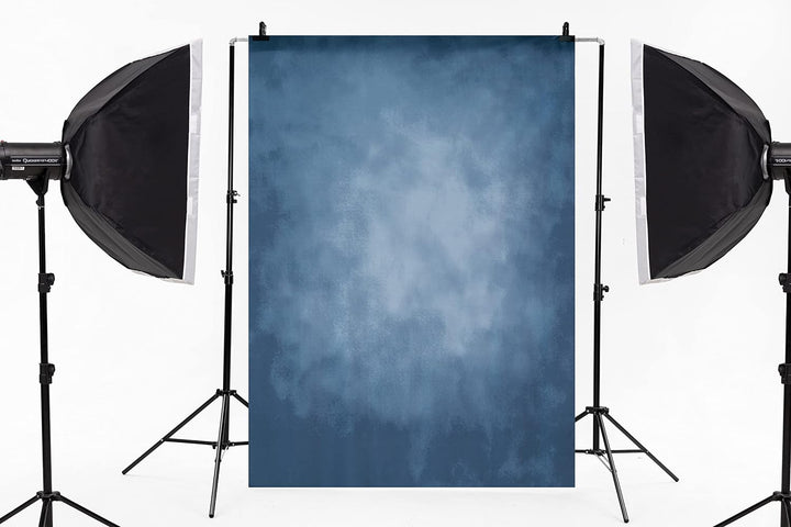 Kate 1.5x2.2m Blau Portrait Hintergrund Blau Textur Hintergrund Blau Mikrofaser Hintergrund Studio R