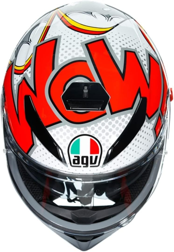 AGV CASCO K3 SV MULTI MPLK S BUBBLE GREY/WHITE/RED, S BUBBLE GREY/WHITE/RED