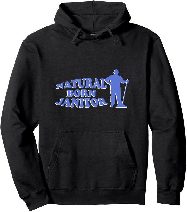 Geborener Hausmeister Hauswart Reinigungskraft Geschenk Pullover Hoodie