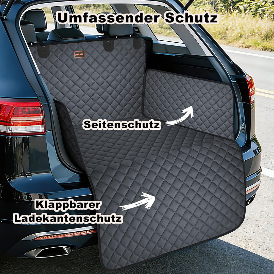 JOEJOY Kofferraumschutz für Hunde mit Seiten- und Ladeschwellenschutz, Universal Kofferraum Schutzma