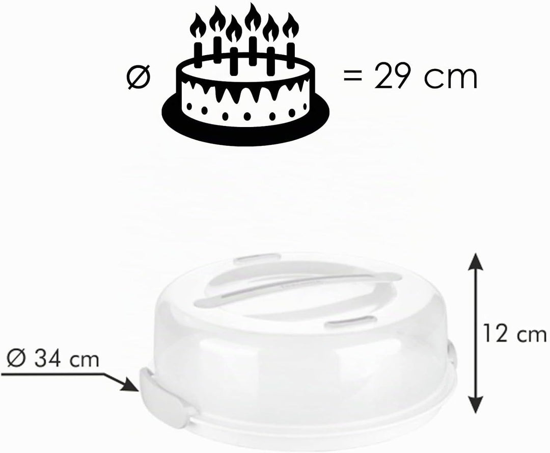 Tescoma Kühlung Tablett mit Low Deckel DELÍCIA Ø 34 cm