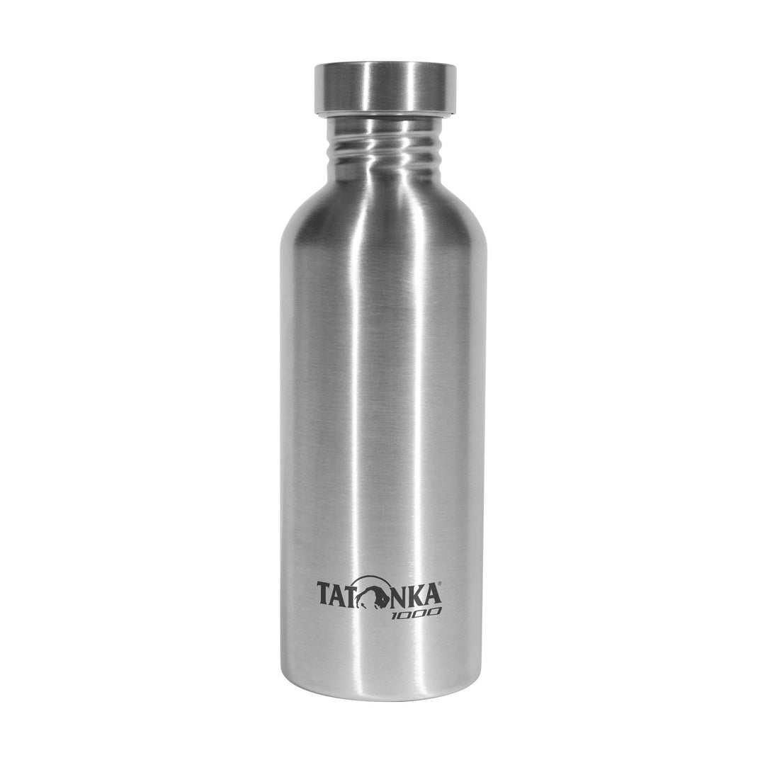 Tatonka Edelstahl Trinkflasche Steel Bottle Premium (500ml / 750ml / 1000ml) - Bruchsichere Wasserfl