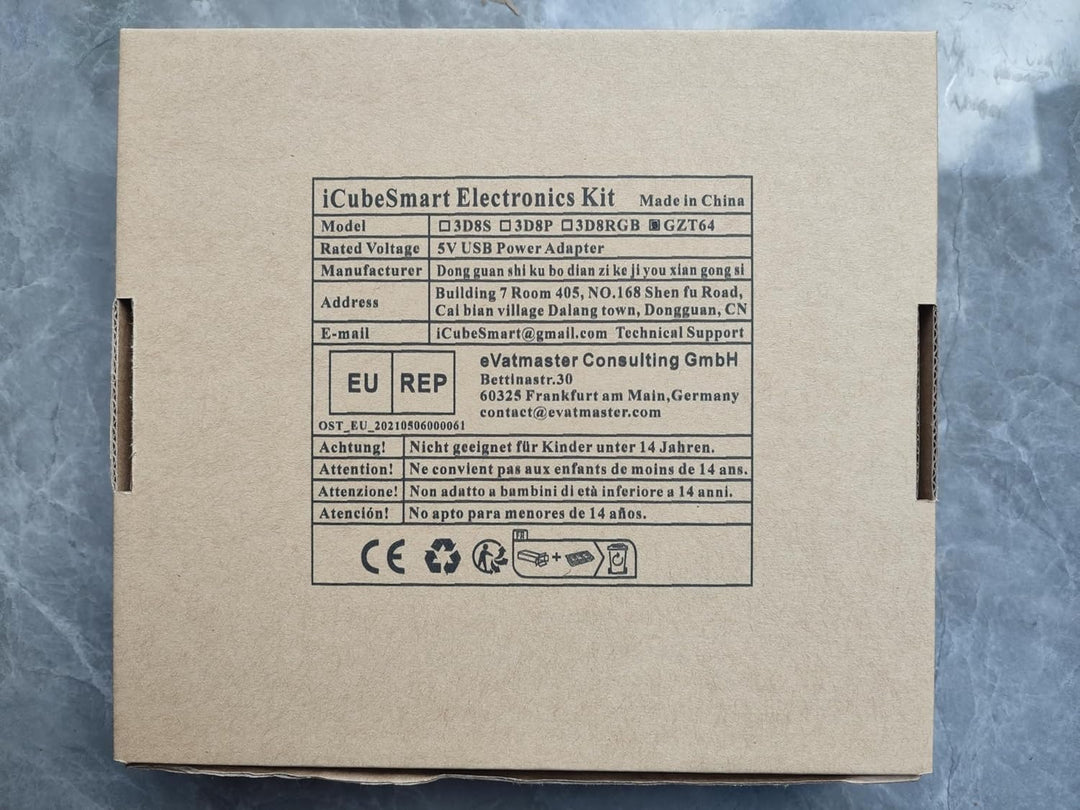 GZT-64D 1 Meter Led Canton Tower Modell DIY Elektronik Kit, LED Würfel Modell Handgemachtes Lötproje