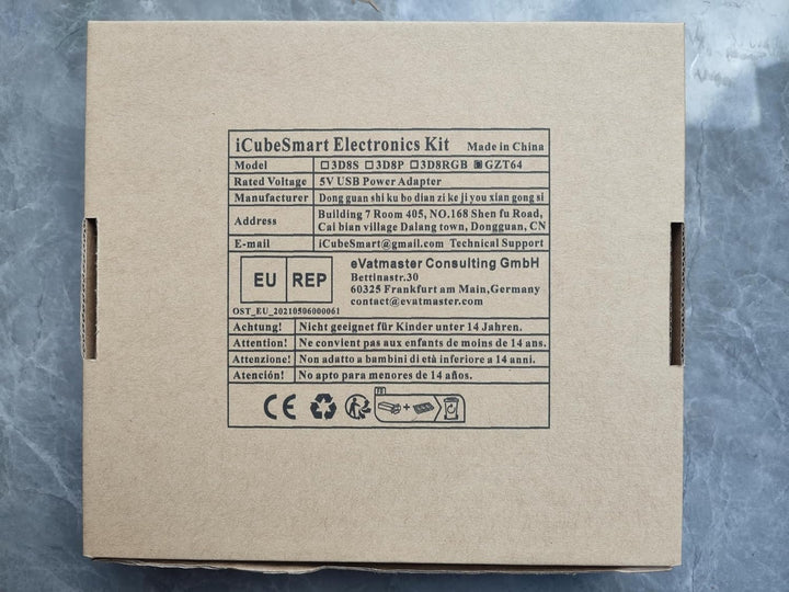 GZT-64D 1 Meter Led Canton Tower Modell DIY Elektronik Kit, LED Würfel Modell Handgemachtes Lötproje