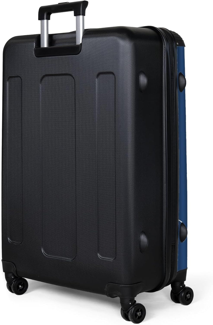 NoBoringSuitcases.com® Koffer XL Gross 77x51.5x28 cm Hartschale Reisekoffer 4 Rollen Leicht Koffer T