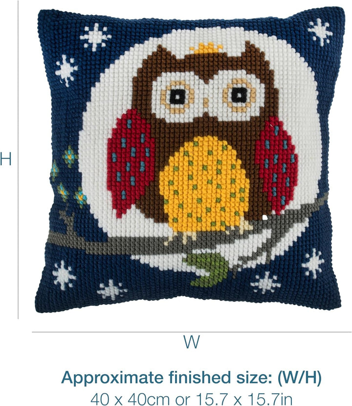 Trimits GCS59 Kreuzstich-Kissen-Set, Night Owl, 40 x 40cm (16 x 16in), Night Owl