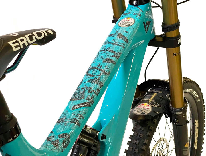 All Mountain Style Frame Guard Extra Rahmenschutz Einheitsgrösse Red Bull Hardline Dark Grey, Einhei