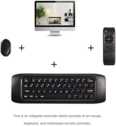 ciciglow Tragbare Air Maus, Kabellose Tastatur Fernbedienung, Kabellose Remote Tastatur, Ergonomisch