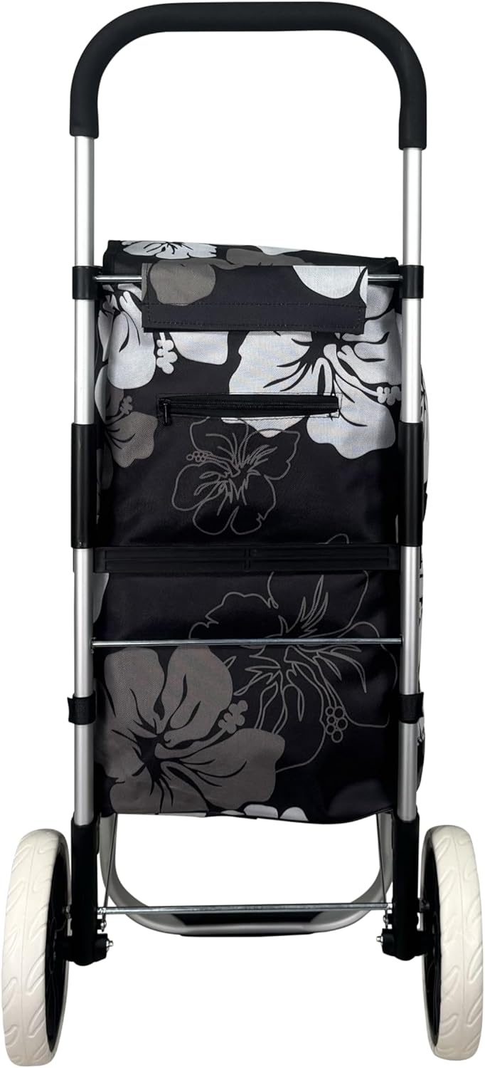MY TRAVEL BAG Alu Trolley Einkaufstrolley Tasche Einskaufsroller Einkaufswagen (dunkelblau), Dunkelb