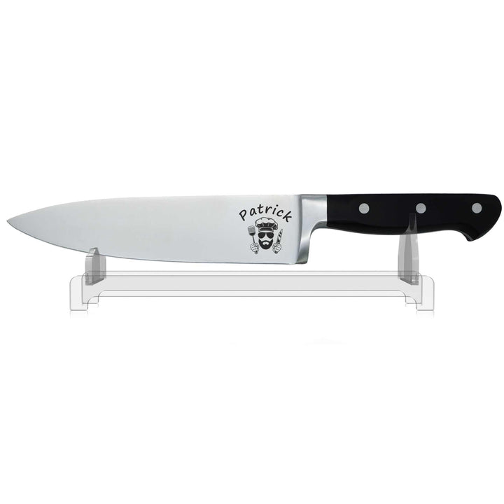 ADAM WILD Grillmesser mit Gravur | Grillen Geschenke für Männer | Grillmeister Fleischmesser | Gesch