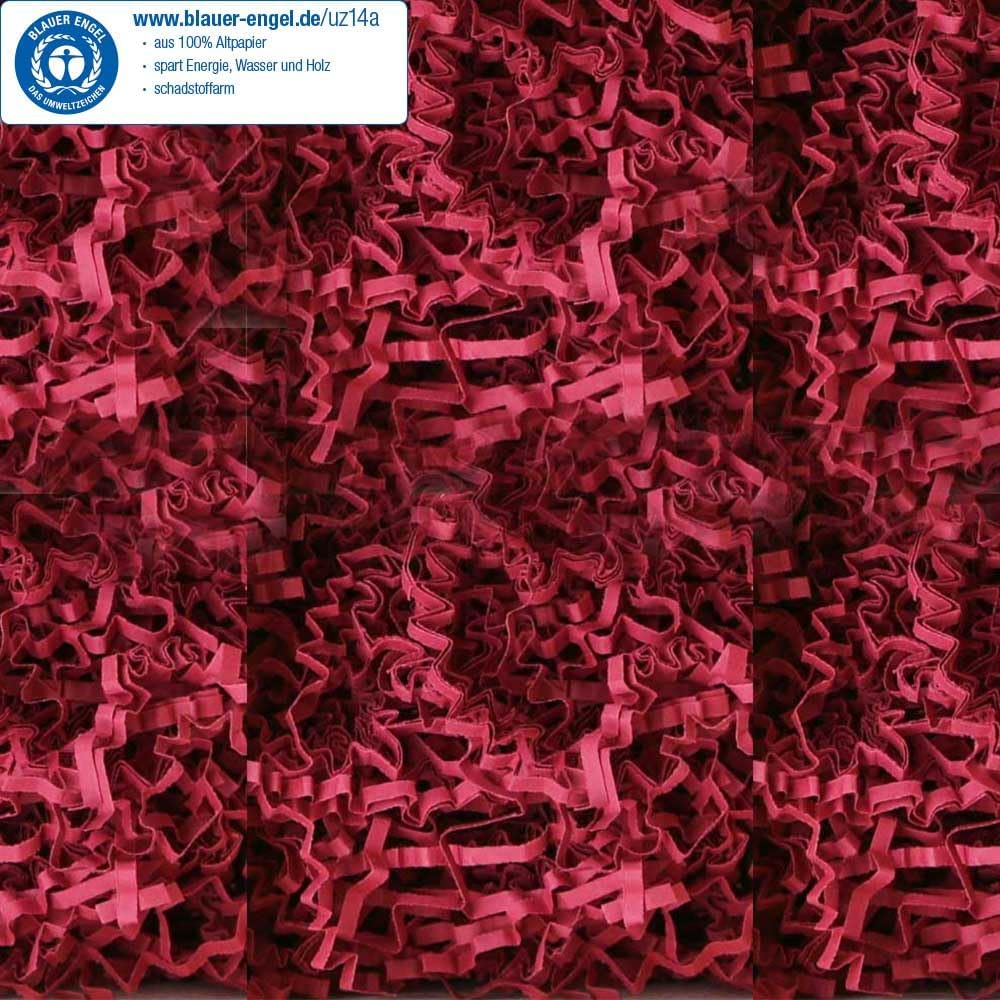 5 KG PresentFill® Füllmaterial Bordeaux umweltfreundliches Polstermaterial aus 100% Recycling Papier