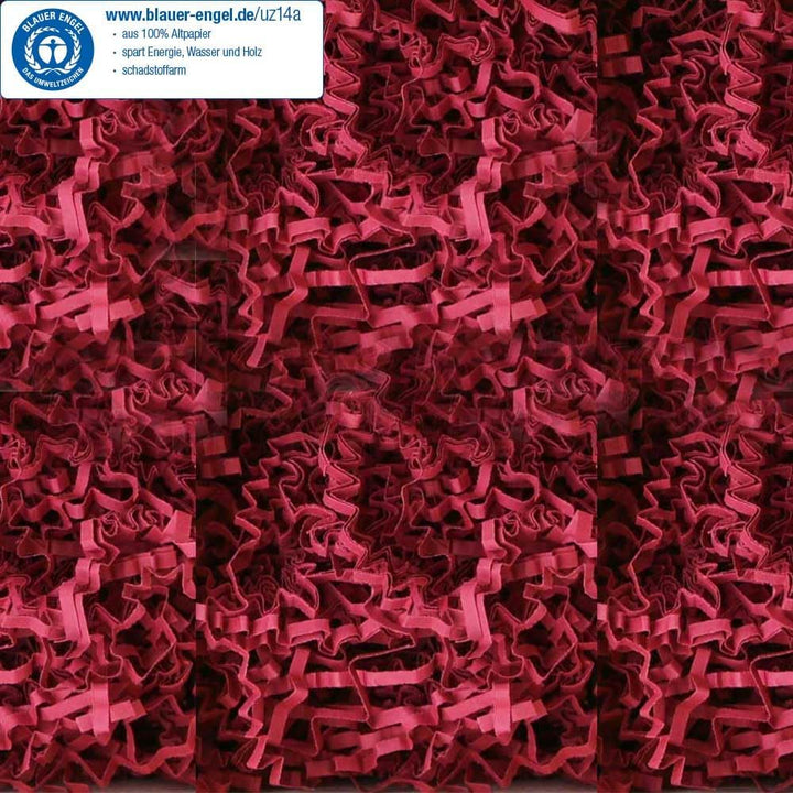 5 KG PresentFill® Füllmaterial Bordeaux umweltfreundliches Polstermaterial aus 100% Recycling Papier