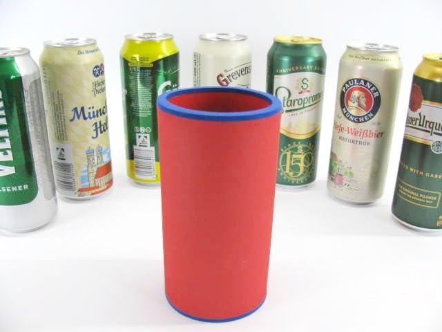 Erstklassige Qualitätskühler für 0,5L Bierdosen oder Bierflaschen im bunten Mix aus 5 Neoprenkühlern