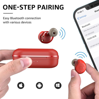 TOZO NC9 2023 Version Bluetooth Kopfhörer, Kopfhörer Kabellos mit Hybrid Aktiver Geräuschunterdrücku