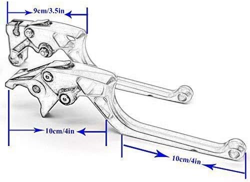 FXCNC Racing FXCNC-FLCB-002 Kawasaki Vulcan 500/800/900 Black Lever With Red Adjuster, Kawasaki Vulc