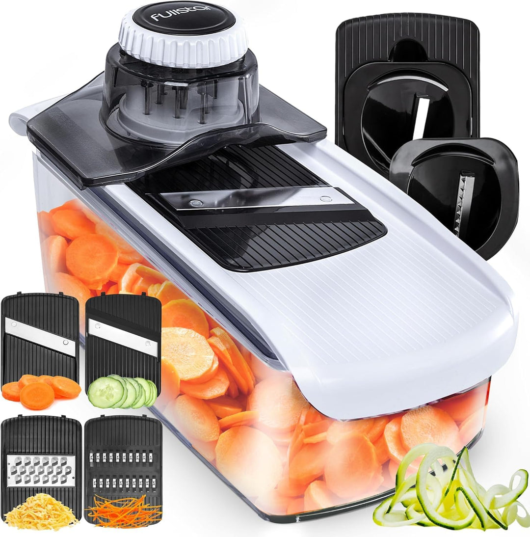 Mandoline Gemüsehobel Gemüsereibe - Gurkenhobel Dünne Scheiben - Reibe für Gemüse - Hobel Gemüse - K