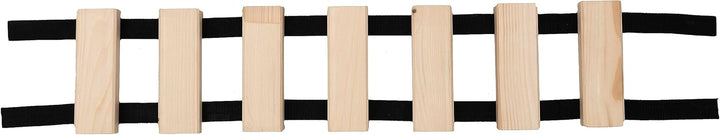 Hängebrücke für Katzen mit Regalen Kletterwand Katzenmöbel Wandmontage 7 Stufen Holz Kiefer 85 cm (K