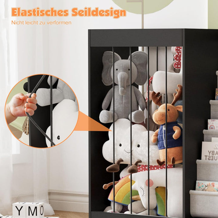 NACHES Kinder Bücherregal Spielzeugregal Kuscheltier Aufbewahrung Kinderregal Spielzeug-Organizer fü
