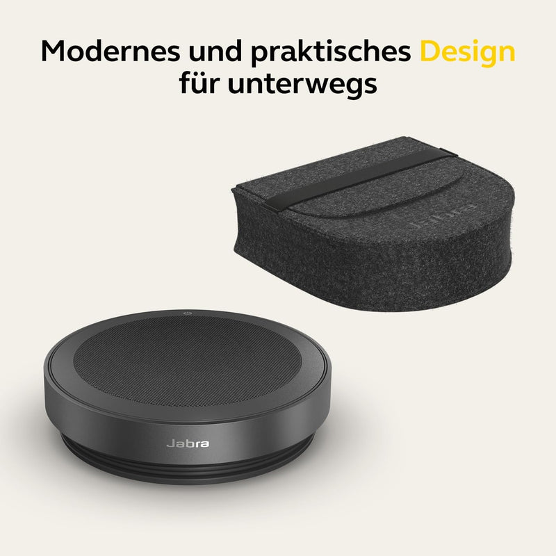 Jabra Speak2 75 schnurlose Freisprechlösung mit USB-A Bluetooth-Adapter, 4 Mikrofone mit Geräuschunt