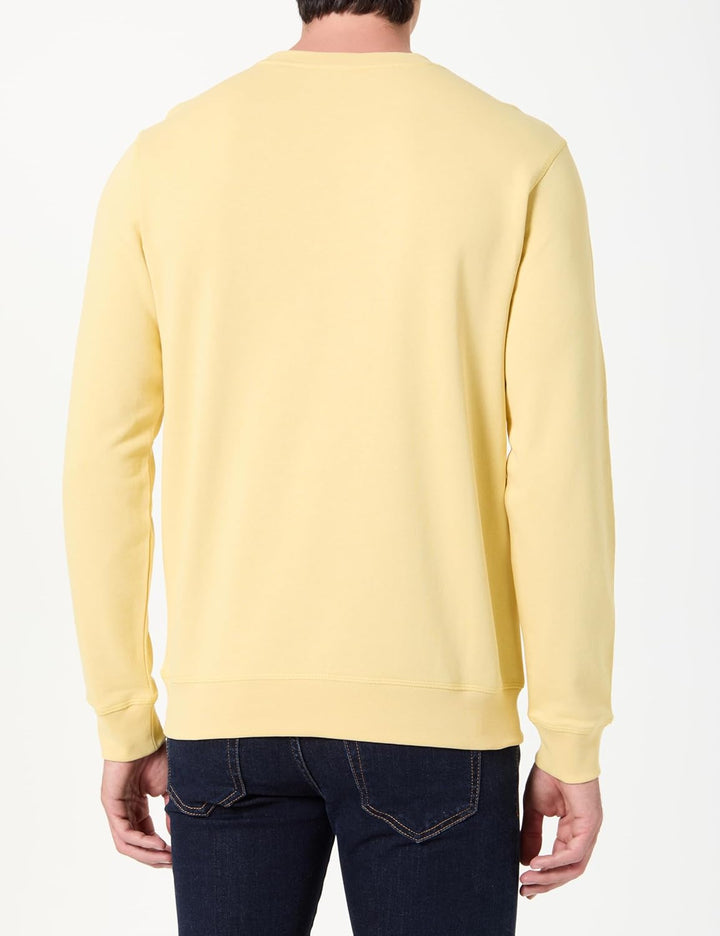 BOSS Herren Westart Regular-Fit Sweatshirt aus Baumwoll-Terry mit Logo-Aufnäher 3XL 751open Yellow,
