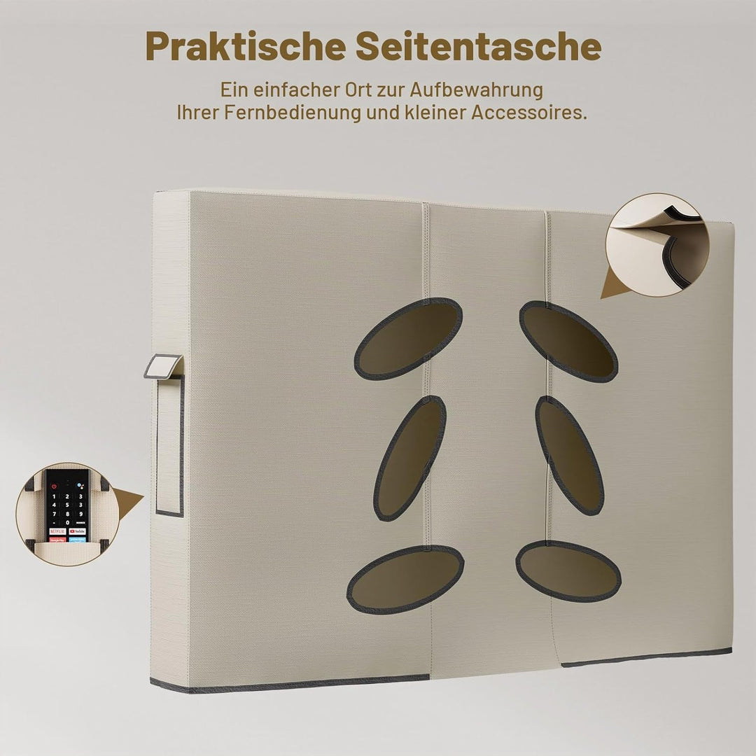 SYLVOX Outdoor wasserdichte Abdeckung für TV 55 zoll mit vollständig unterer Abdeckung, ausserhalb F