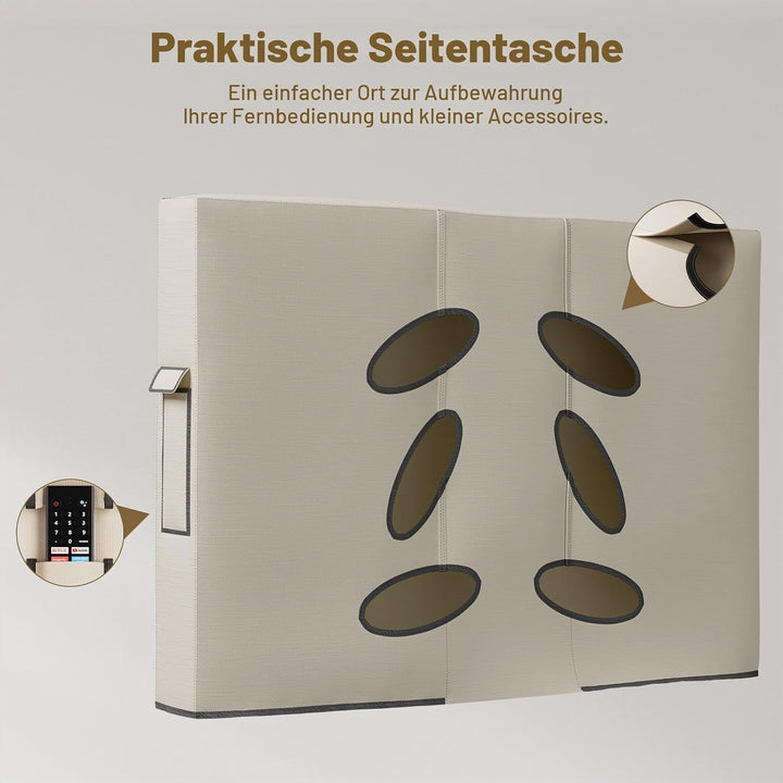 SYLVOX Outdoor wasserdichte Abdeckung für TV 55 zoll mit vollständig unterer Abdeckung, ausserhalb F