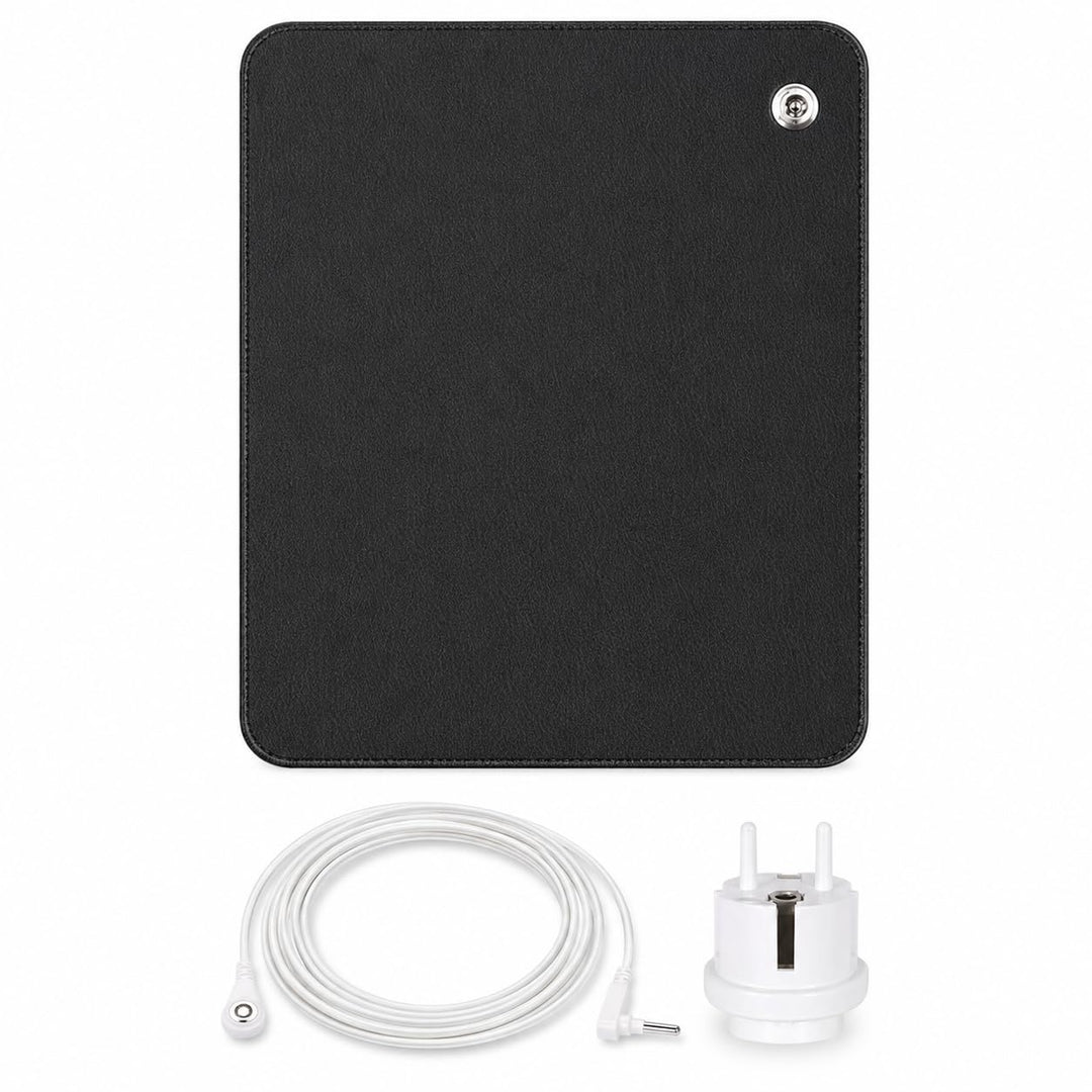 Erdungsmatte für Besseren Schlaf Leitfähige Erdungsmatte Mit 15ft Erdungskabel Universal Pad 25x30cm