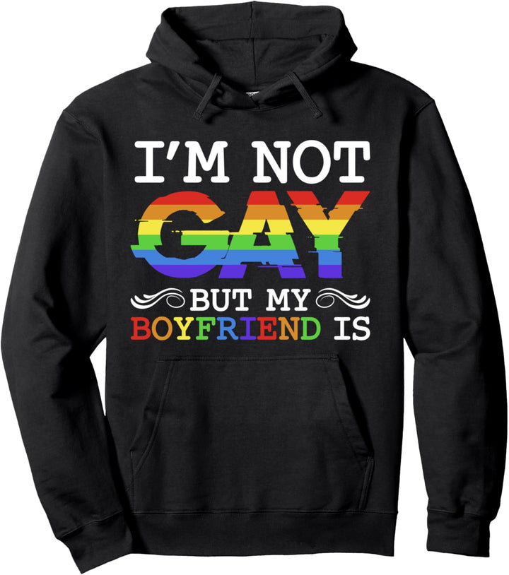 LGBTQ Schwul Gay Pärchen Regenbogen Partnerlook Pride Parade Pullover Hoodie