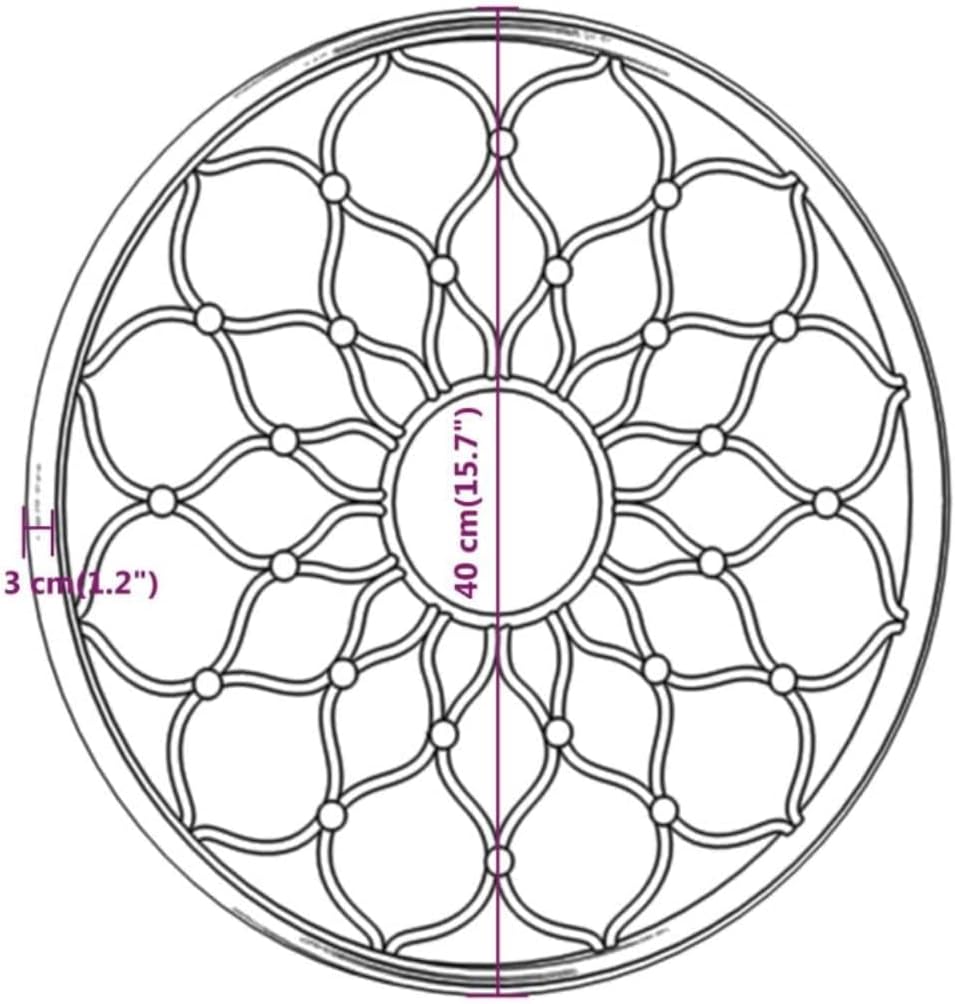 vidaXL Spiegel Wandspiegel Dekospiegel Hängespiegel Flurspiegel Fensterspiegel Wohnzimmer Deko Schwa