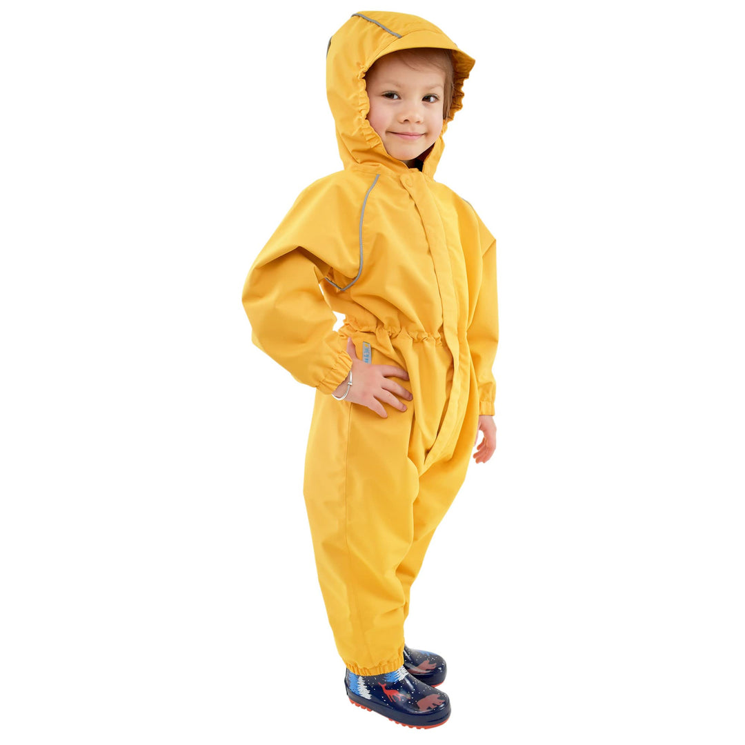 Jan & Jul Baby Toddler Puddle-Dry Rain-Suit, Waterproof and Breathable Cozy-Dry: Yellow 1 Jahr, Cozy