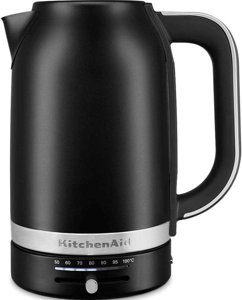 KitchenAid Wasserkocher mit Temperatureinstellung von 50 bis 100°C - Teekocher mit Temperaturanzeige