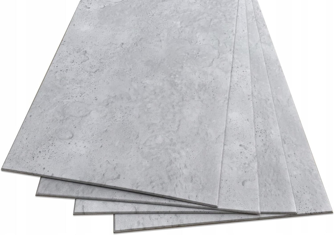 Deccart Wanddeko Platte Beton Imitation Wandpaneele BETONLOOK IMITATION Polystyrol (4 Stück (2m2), 6