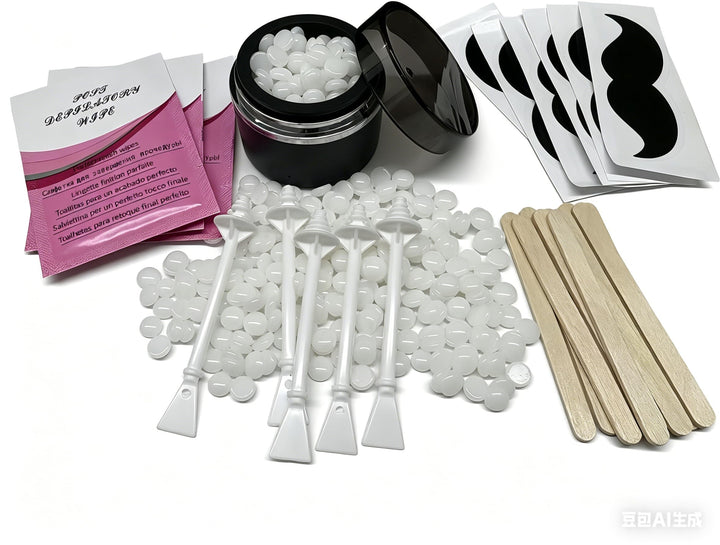 Nose Wax Kit,Nasenhaar Wachs,Nasenwachs Haarentfernung Set für Männer und Frauen,USB-Schnellwärmung,